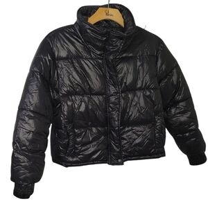 NWOT Vince Camuto Black Short Puffer Coat SZ L